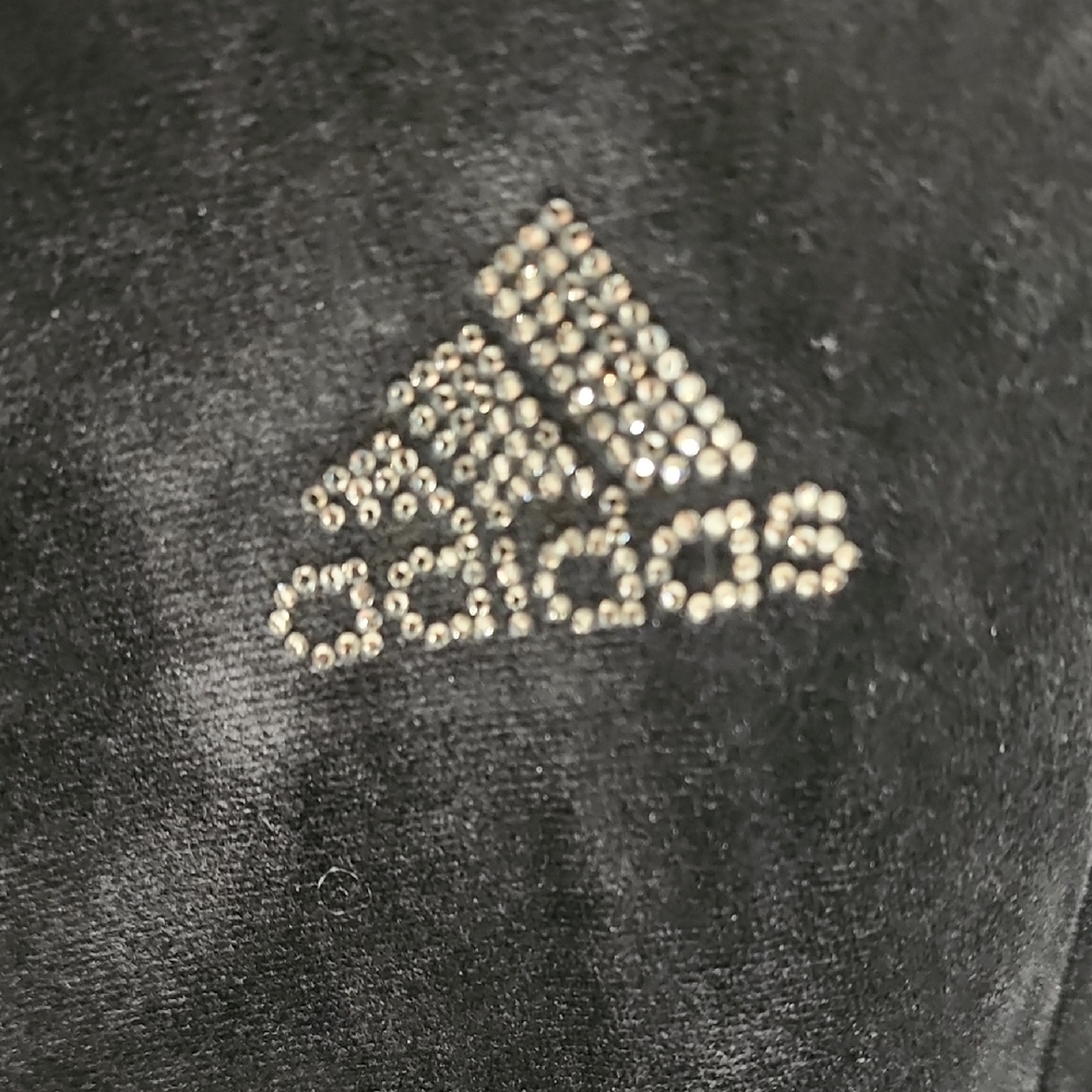 adidas Black Sweatpants with White Stripes - Picture 4 of 5